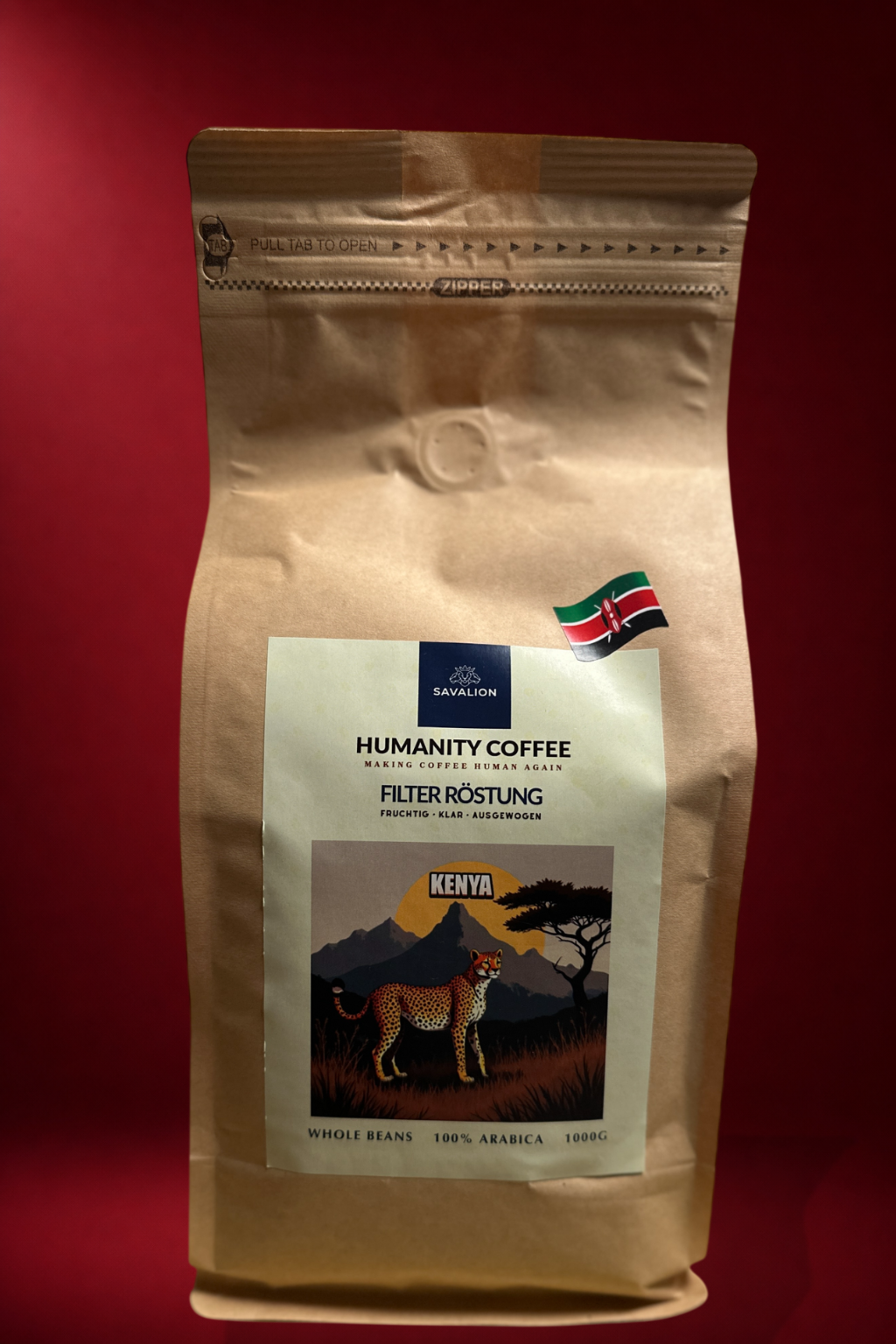 FILTER RÖSTUNG – AA+ SPECIALTY BOHNEN – KENIA 1000g